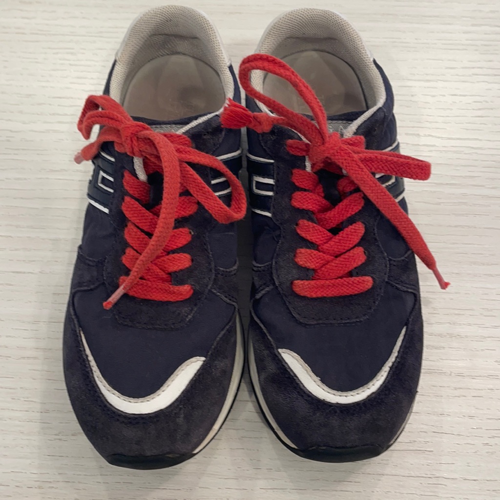 Gently Worn Childrens Hogan Sneakers. Size 31